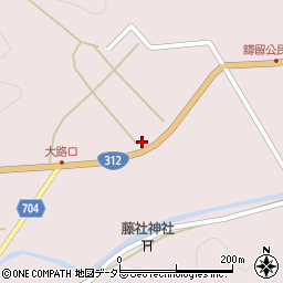 京都府京丹後市峰山町鱒留679周辺の地図