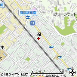 東京都大田区鵜の木3丁目5周辺の地図