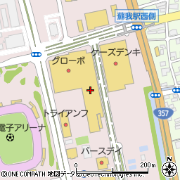 パワーハウスジム・チバジャパン周辺の地図