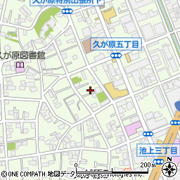 東京都大田区久が原5丁目4周辺の地図