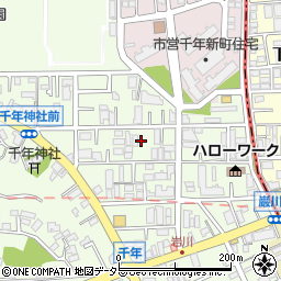 神奈川県川崎市高津区千年721周辺の地図