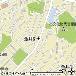 東京都町田市金井6丁目32-14周辺の地図