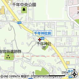 神奈川県川崎市高津区千年454-1周辺の地図