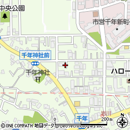神奈川県川崎市高津区千年727-11周辺の地図