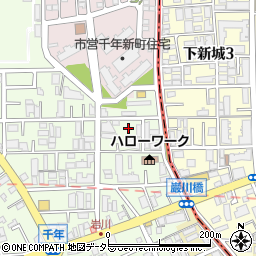 神奈川県川崎市高津区千年704周辺の地図