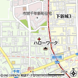 神奈川県川崎市高津区千年704周辺の地図