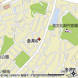 東京都町田市金井6丁目32-3周辺の地図