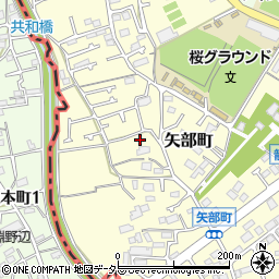 東京都町田市矢部町2711周辺の地図