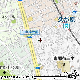 東京都大田区南久が原2丁目9周辺の地図