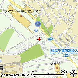 千葉県千葉市中央区仁戸名町712周辺の地図