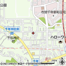 神奈川県川崎市高津区千年724周辺の地図