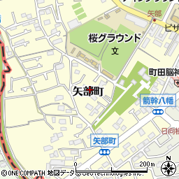 東京都町田市矢部町2700周辺の地図