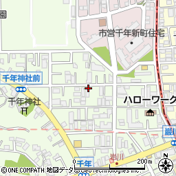 神奈川県川崎市高津区千年721-2周辺の地図