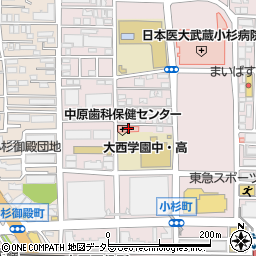 川崎市歯科医師会地域連携室（公益社団法人）周辺の地図