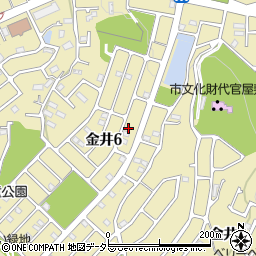 東京都町田市金井6丁目32-4周辺の地図