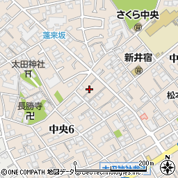 東京都大田区中央6丁目8-16周辺の地図
