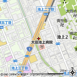 日産プリンス東京販売株式会社　新車・サービス池上店周辺の地図