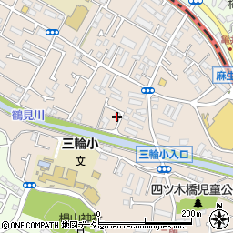 東京都町田市三輪町246周辺の地図