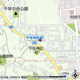 神奈川県川崎市高津区千年750-1周辺の地図