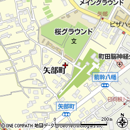 東京都町田市矢部町2702周辺の地図