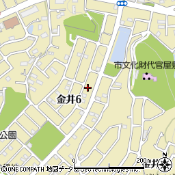 東京都町田市金井6丁目32-5周辺の地図