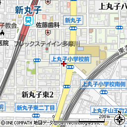 セブンイレブン川崎新丸子東２丁目店周辺の地図