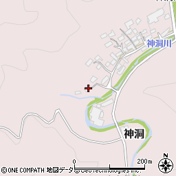 岐阜県美濃市神洞378周辺の地図