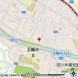 東京都町田市三輪町244-12周辺の地図