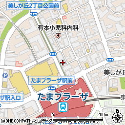 横浜銀行たまプラーザ支店周辺の地図