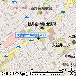 城南信用金庫大田文化の森支店周辺の地図