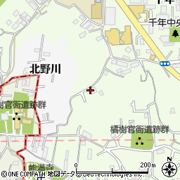 神奈川県川崎市高津区千年375周辺の地図
