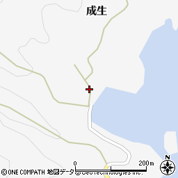 京都府舞鶴市成生626周辺の地図