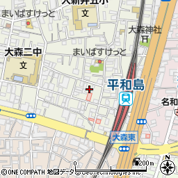 田中畳店周辺の地図