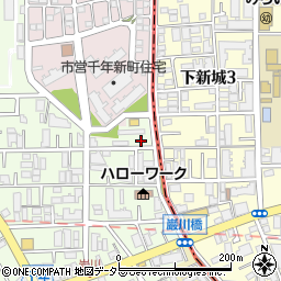神奈川県川崎市高津区千年780周辺の地図