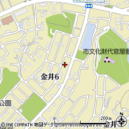 東京都町田市金井6丁目32-6周辺の地図