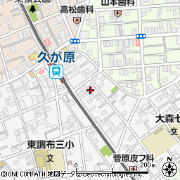 東京都大田区南久が原2丁目5-3周辺の地図