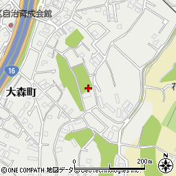 千葉県千葉市中央区大森町周辺の地図