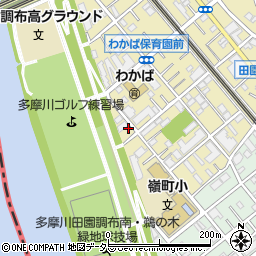 東京都大田区田園調布南7-6周辺の地図