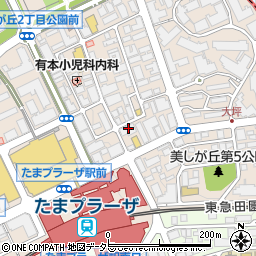 横濱家 たまプラーザ店周辺の地図