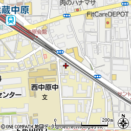 ピザーラ武蔵小杉店周辺の地図