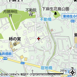 神奈川県川崎市麻生区上麻生4-14周辺の地図