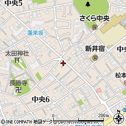 東京都大田区中央6丁目8-6周辺の地図