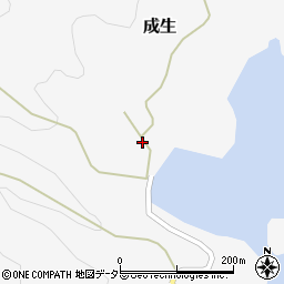 京都府舞鶴市成生627周辺の地図