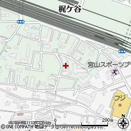 神奈川県川崎市宮前区梶ケ谷1412周辺の地図