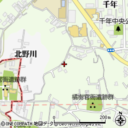 神奈川県川崎市高津区千年380周辺の地図