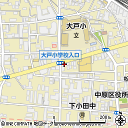 湘南堂中原店周辺の地図