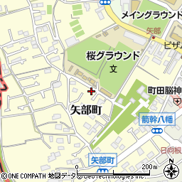 東京都町田市矢部町2695周辺の地図