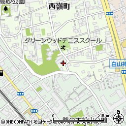 東京都大田区西嶺町22-22周辺の地図
