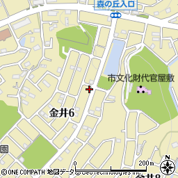 東京都町田市金井6丁目32-9周辺の地図