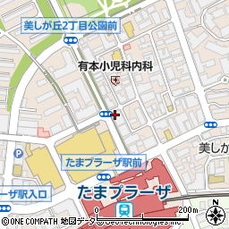 三井のリハウス　たまプラーザ店周辺の地図